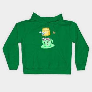 Teabag Teabagging Teacup Kids Hoodie